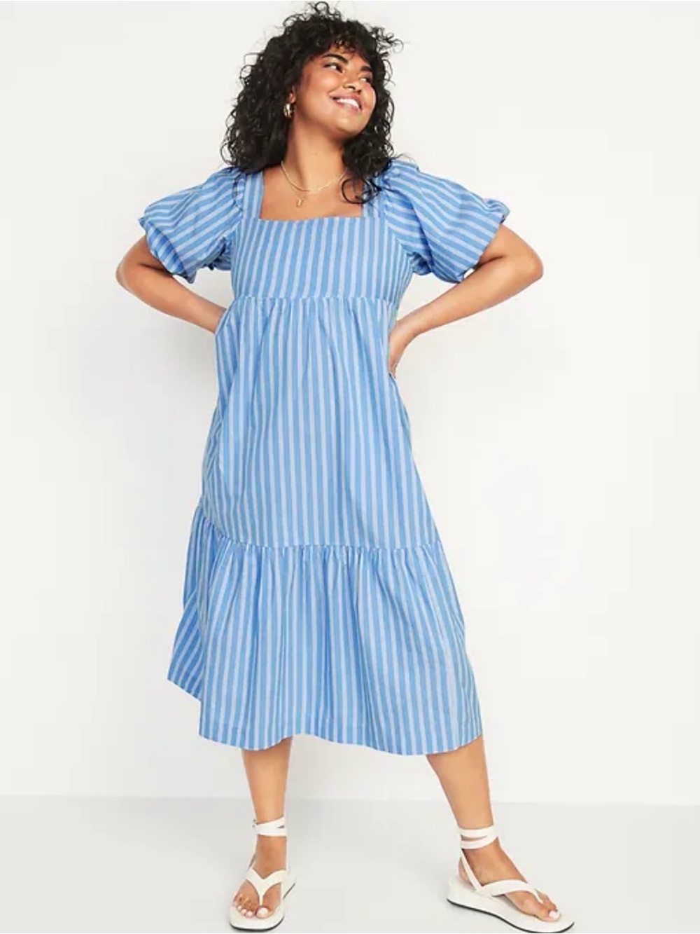 Fit & Flare Smocked Dress